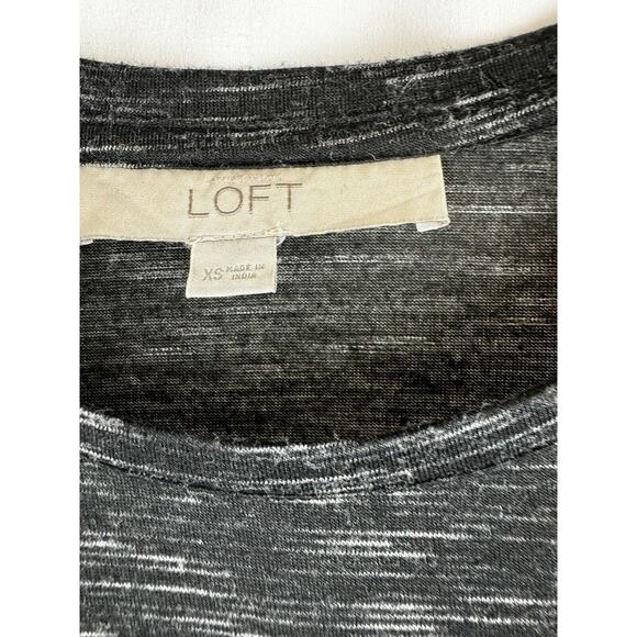 Ann Taylor LOFT Jewel Embellished T-Shirt, Short Sleeves, Heather, Sz: XS, 56-12 - Picture 13 of 16